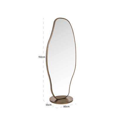 Jalyce Brushed Gold Mirror