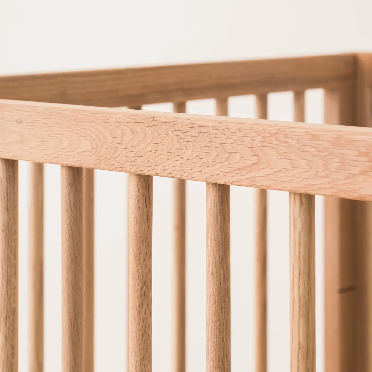 Pure Oak Wood Evolving Crib