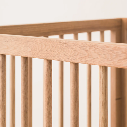 Pure Oak Wood Evolving Crib