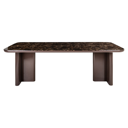 Dining Table Almundi Chocolate Brown 230cm