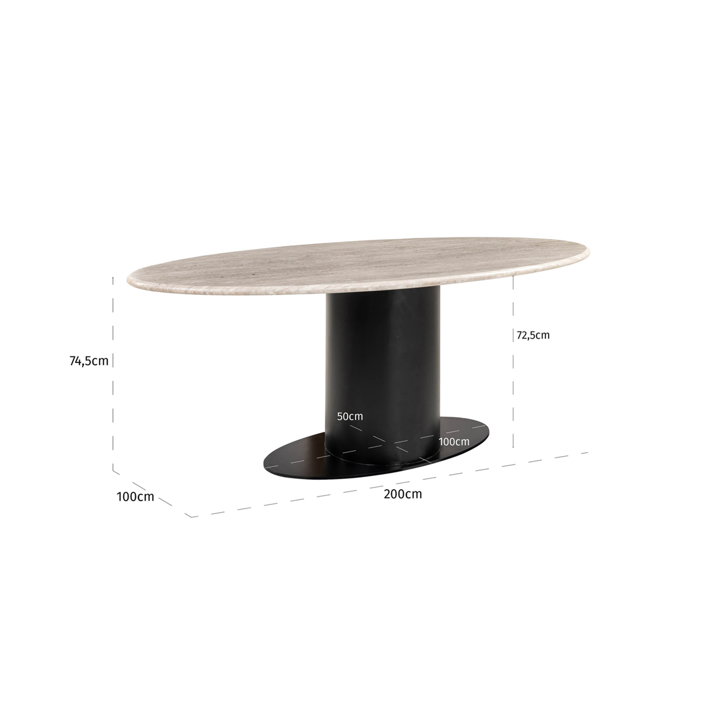 Brodman Dining Table – Sand 200