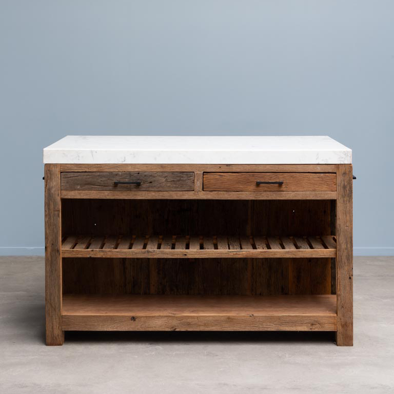 White Marble Greta Kitchen Counter