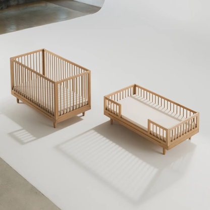 Pure Oak Wood Evolving Crib