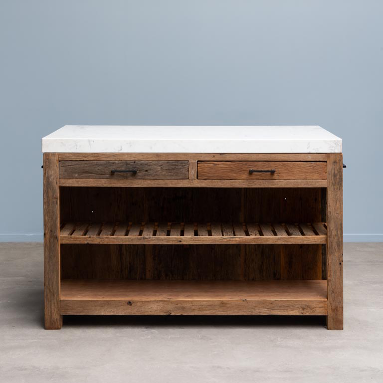 White Marble Greta Kitchen Counter