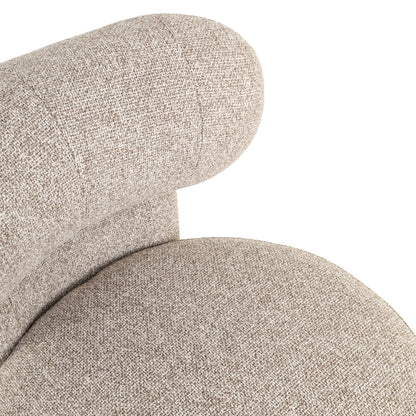 Lounge Swivel Chair Kaya Cayenne Brown
