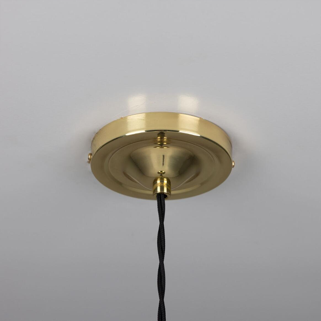 Paris Industrial Brass Pendant Light 30cm IP20