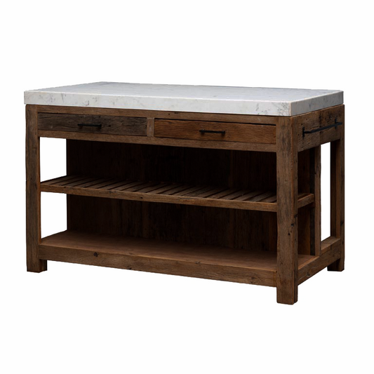 White Marble Greta Kitchen Counter