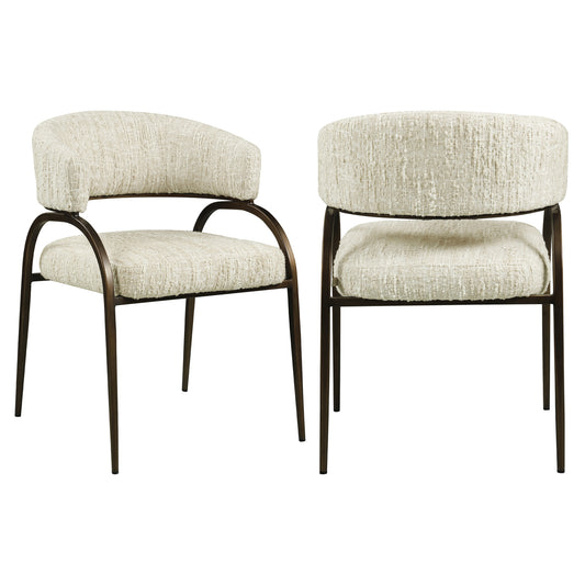 Charda Dining Chair Beige Angora