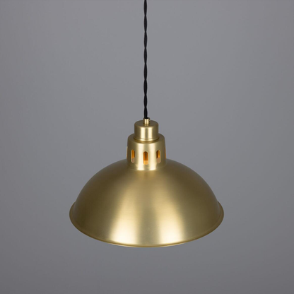 Paris Industrial Brass Pendant Light 30cm IP20