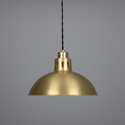 Paris Industrial Brass Pendant Light 30cm IP20