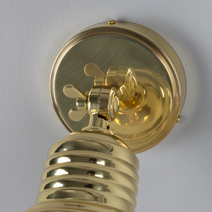 Sucre Adjustable Industrial Brass Spotlight 11.5cm IP20