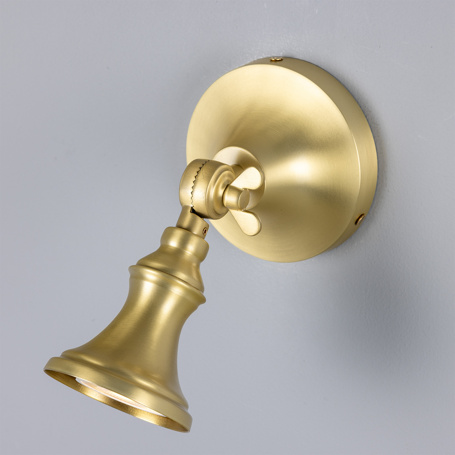 Accra Traditional Small Brass Spotlight 8cm IP20