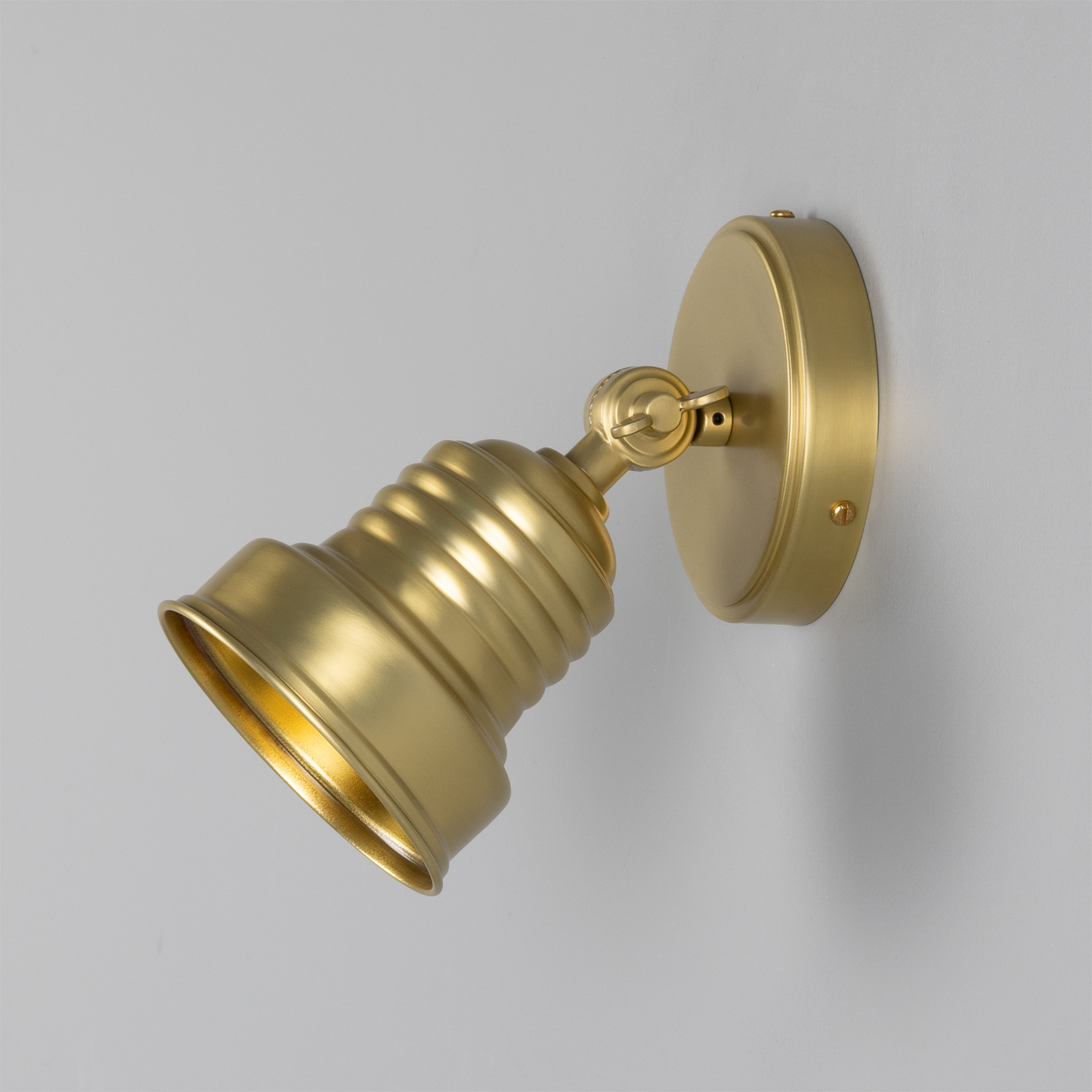 Sucre Adjustable Industrial Brass Spotlight 11.5cm IP20