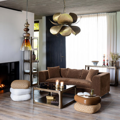 Castano Brown Sofa 3 Seater