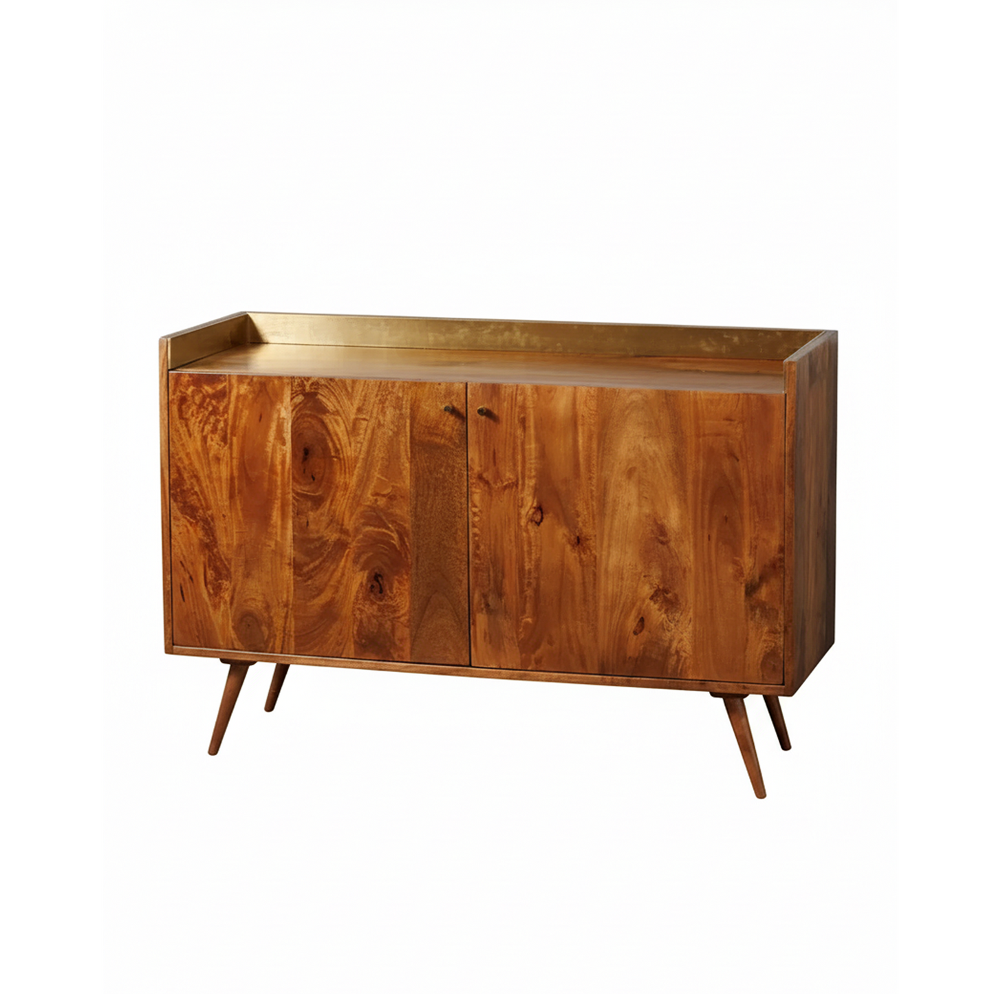 Niccolo 2-door brass-edged sideboard
