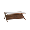 Yuki Acacia Wood & Glass Coffee Table