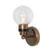 Shannon Small Glass Globe Bathroom Wall Light 12cm IP65