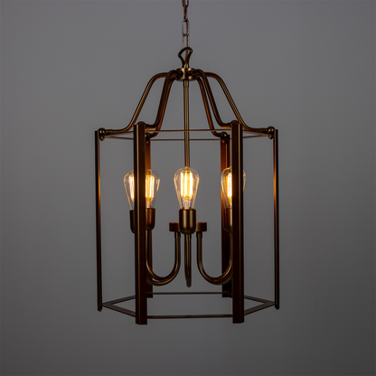 Portroe Indoor Hanging Pendant Lantern, 4-6 Light