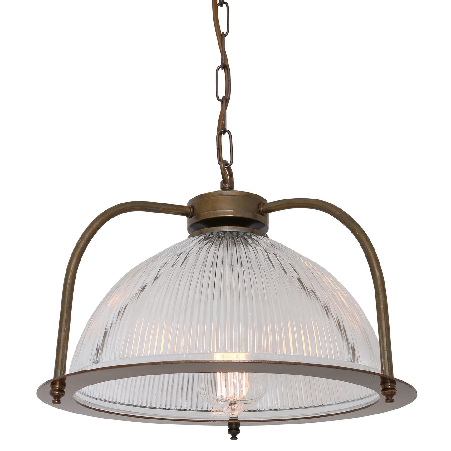 Bousta Prismatic Glass Pendant Light 35cm