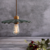 Kapok Organic Ceramic Pendant Light 27cm, Blue Earth