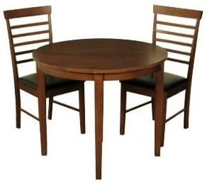 Hanover Half Moon Dark Dining Table