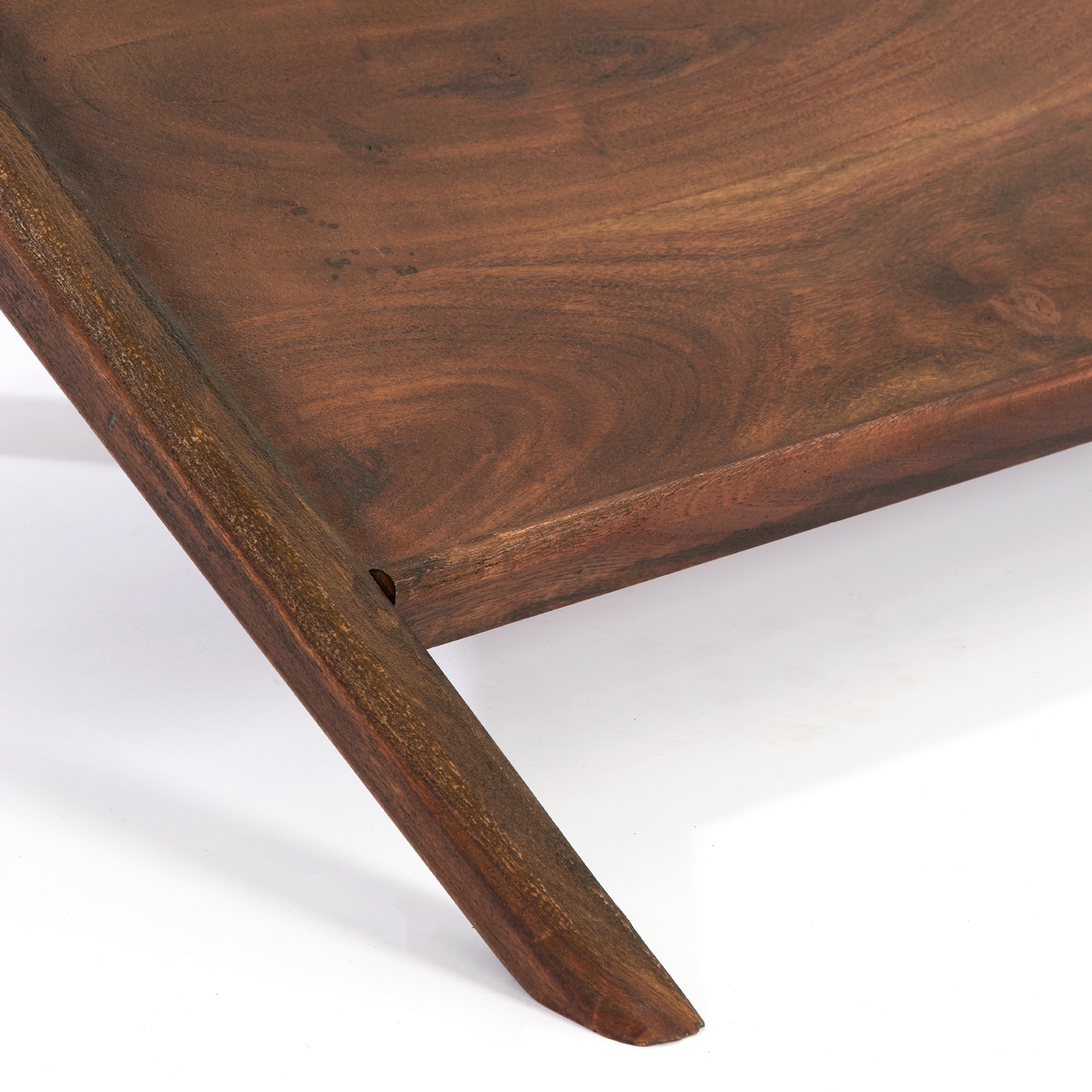 Yuki Acacia Wood & Glass Coffee Table