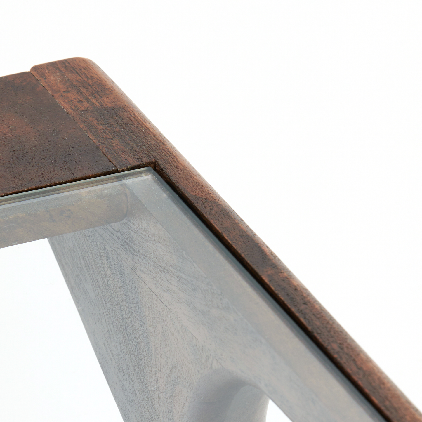 Yuki Acacia Wood & Glass Coffee Table