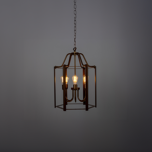 Portroe Indoor Hanging Pendant Lantern, 4-6 Light