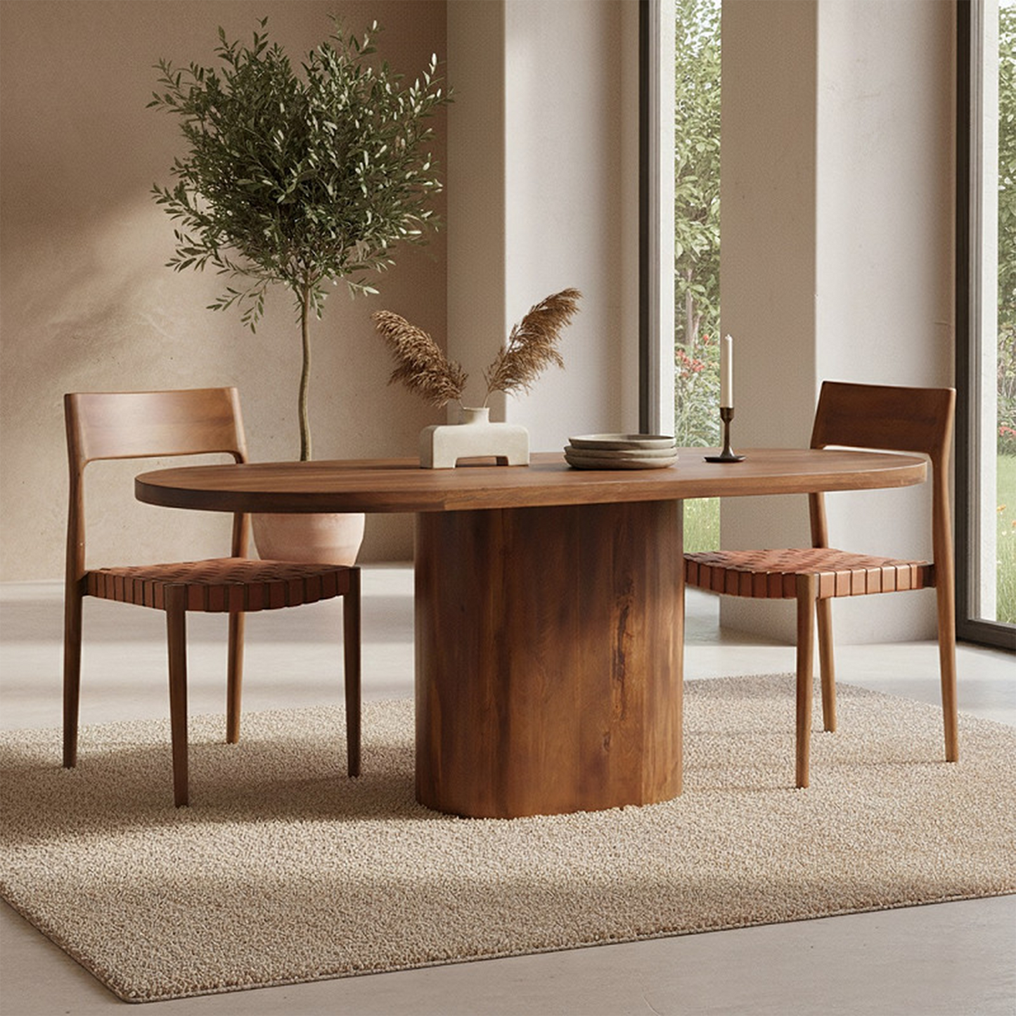 Bullnose Oblong Dining Table