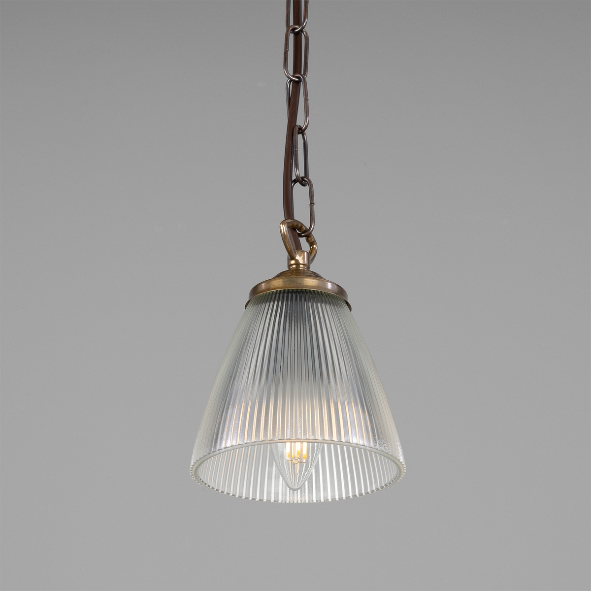 Gadar Small Prismatic Glass Pendant Light 12cm