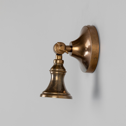 Accra Traditional Small Brass Spotlight 8cm IP20