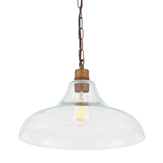 Clifton Railway Clear Glass Pendant