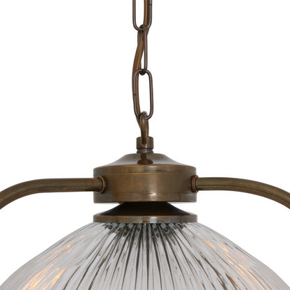 Bousta Prismatic Glass Pendant Light 35cm