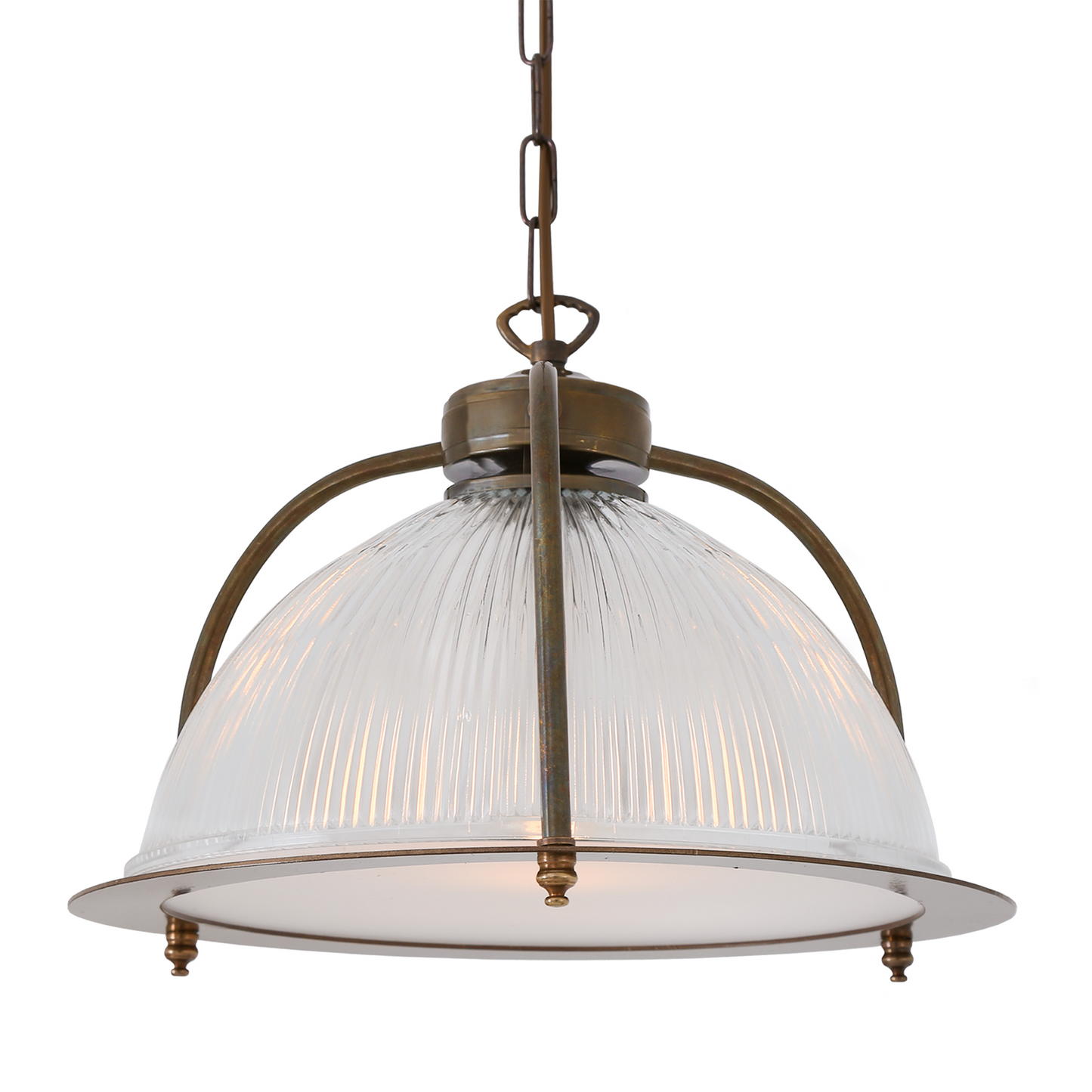 Bousta Industrial Prismatic Pendant Light with Diffuser 35cm IP20