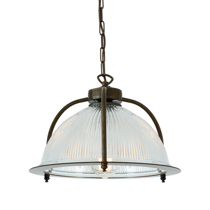 Bousta Prismatic Glass Pendant Light 35cm