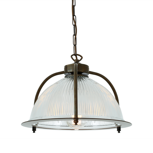 Bousta Prismatic Glass Pendant Light 35cm