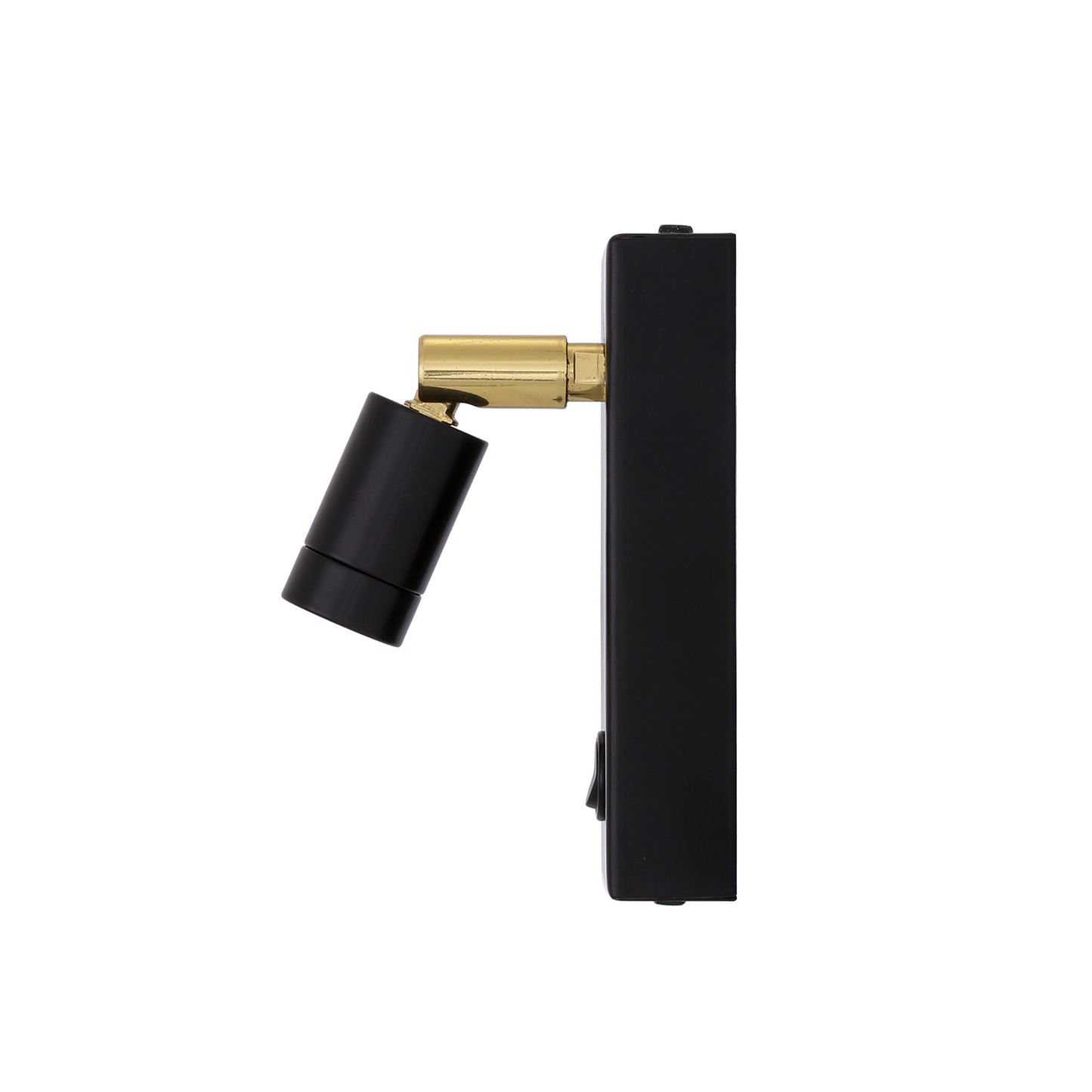 Sampio Adjustable Brass Wall Spotlight 14cm IP20