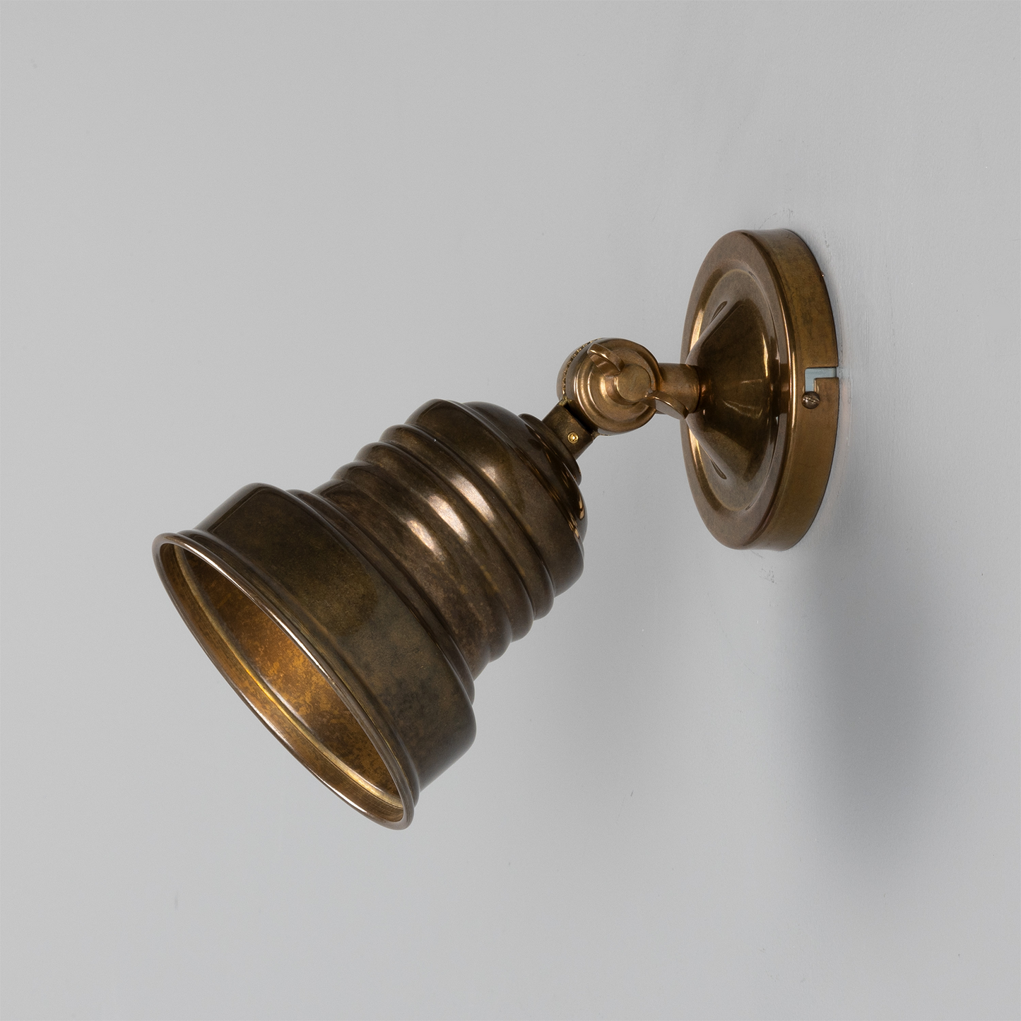 Sucre Adjustable Industrial Brass Spotlight 11.5cm IP20