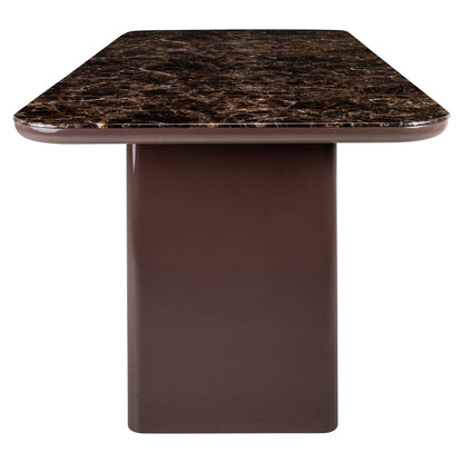Dining Table Almundi Chocolate Brown 230cm