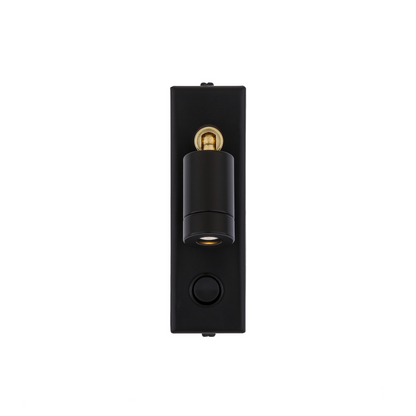 Sampio Adjustable Brass Wall Spotlight 14cm IP20