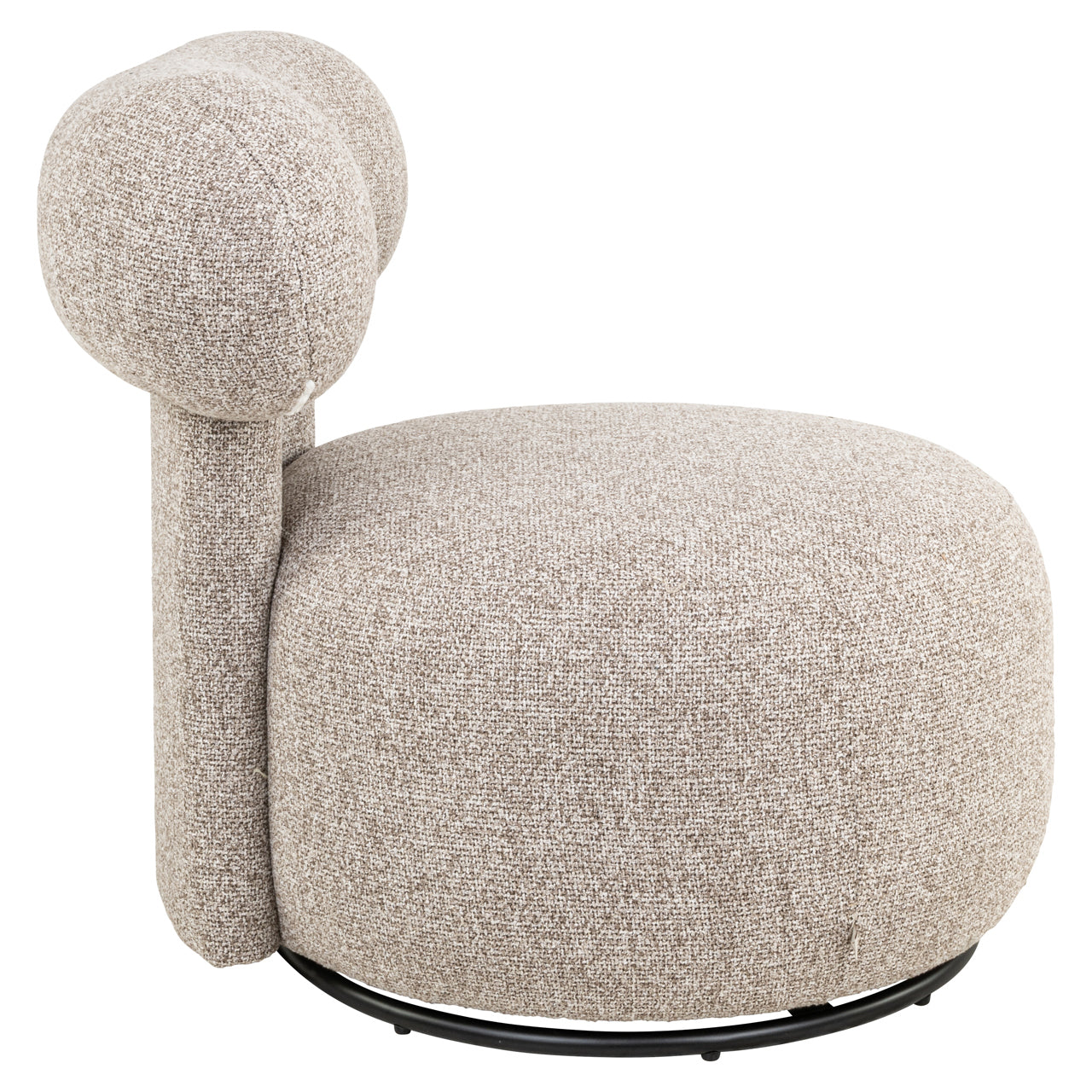 Lounge Swivel Chair Kaya Cayenne Brown