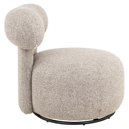 Lounge Swivel Chair Kaya Cayenne Brown