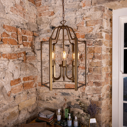 Portroe Indoor Hanging Pendant Lantern, 4-6 Light