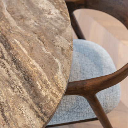Mihara Dining Chair Mocca Fancy