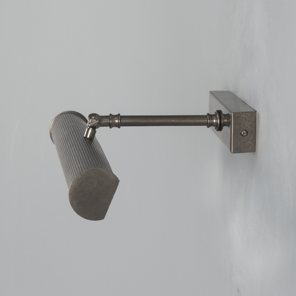 Cambridge Adjustable Reeded Brass Picture Light 35.5cm IP20