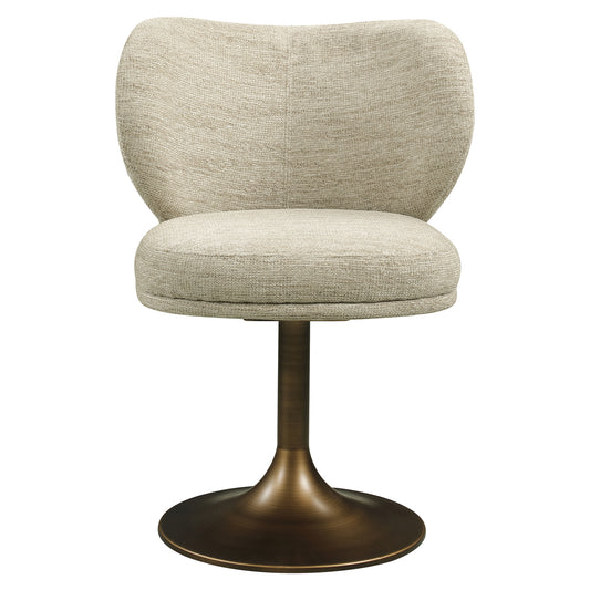 Amely Swivel Dining Chair Natural Softweave