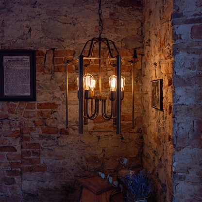 Portroe Indoor Hanging Pendant Lantern, 4-6 Light