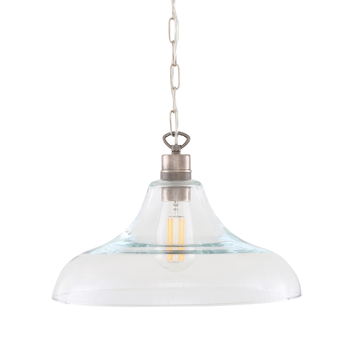 Clifton Railway Clear Glass Pendant