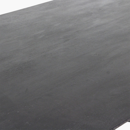 Bullnose Dining Table Mix Base Black