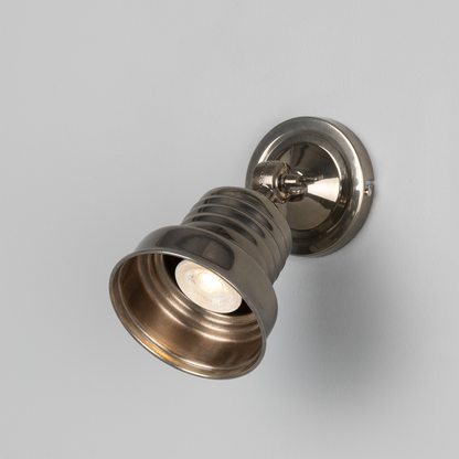 Sucre Adjustable Industrial Brass Spotlight 11.5cm IP20